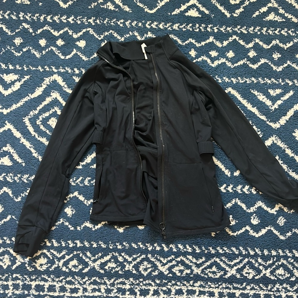 Women’s Fabletics Black Athletic Jacket Size M